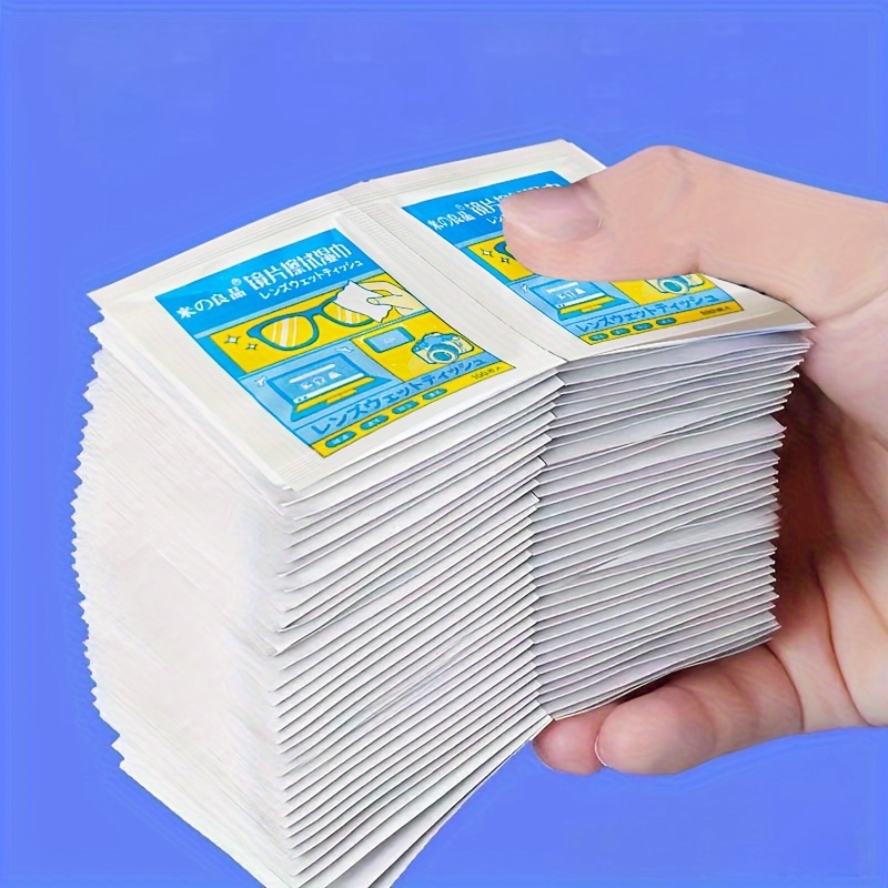 100pcs Glasses Cleaning Wipes, Disposable Glasses Cloth Wipes, Glasses Paper Wipes, Clean Glasses And Mobile Phone Screens And Lenses