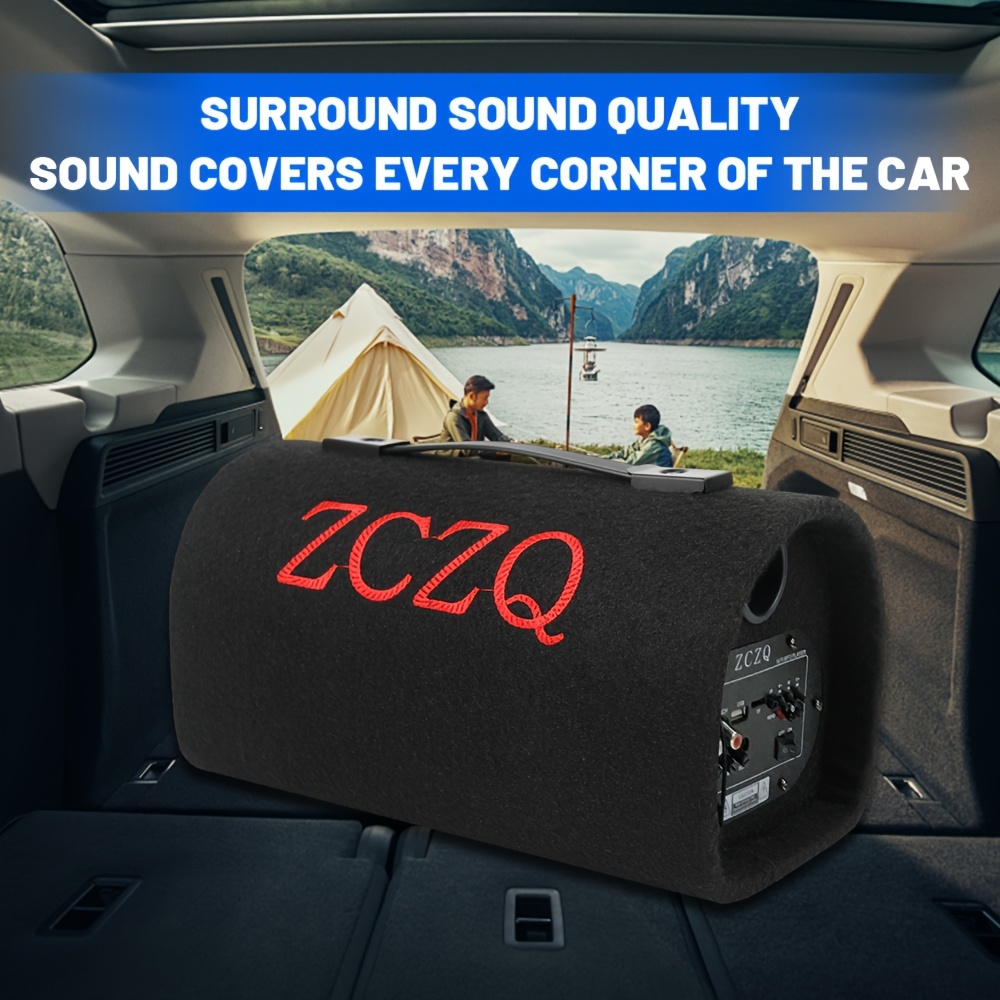 zc s5 5 portable car subwoofer max 800w active system