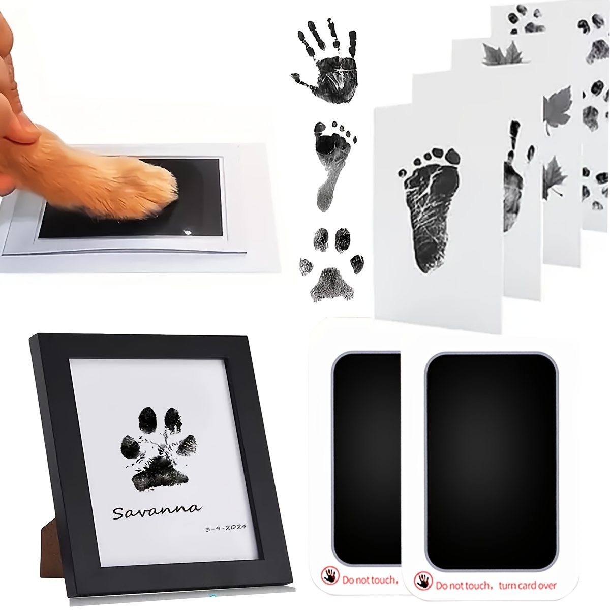 TEMU This Is A 4pcs Set Designed For Your Pet's Effortlessly. It Includes Tools Suitable For Cats And Dogs, Making It Ideal For Keepsakes. A Perfect
