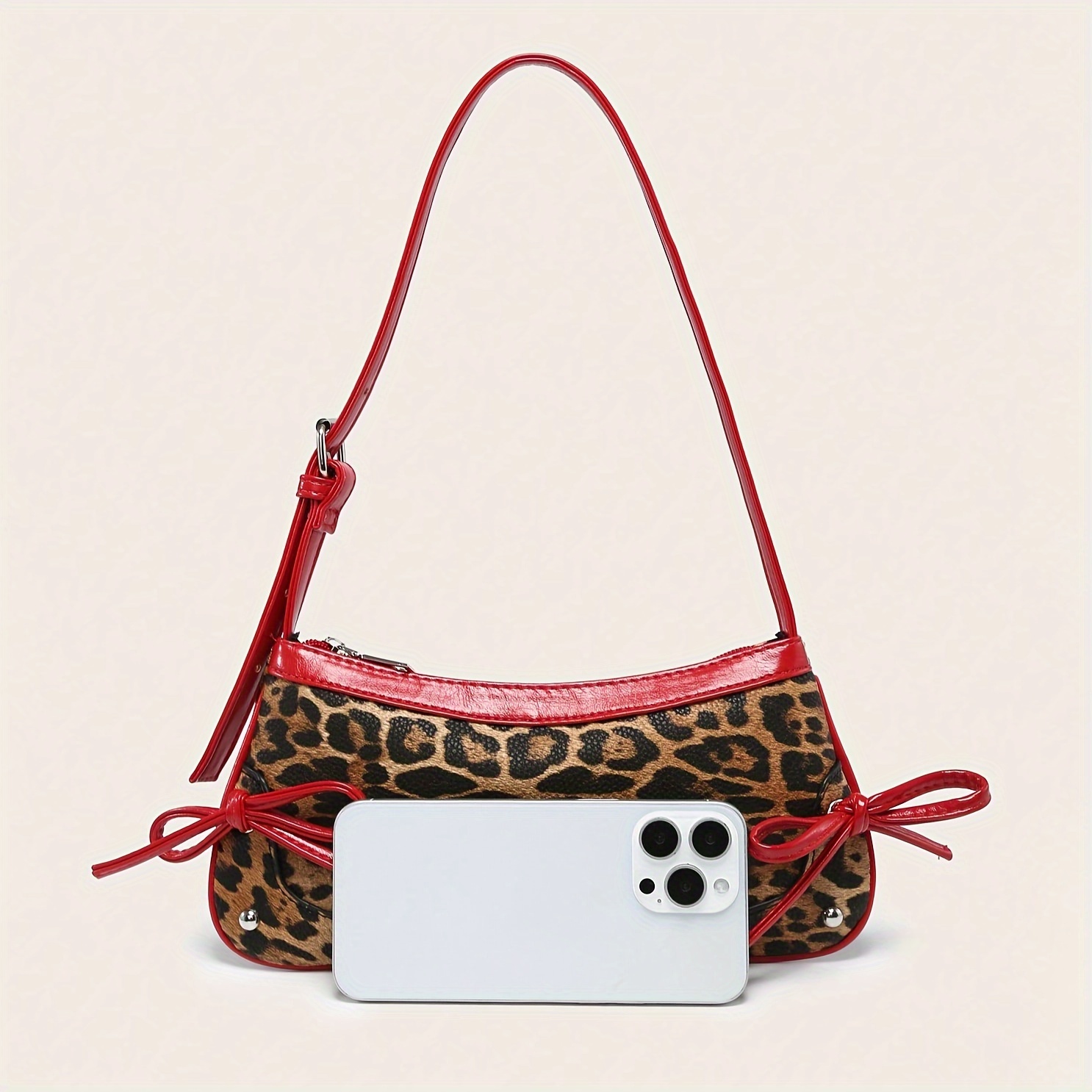 バッグ glad news leopard Boston bag y2k Leopard Print Y2k Bag - Etsy