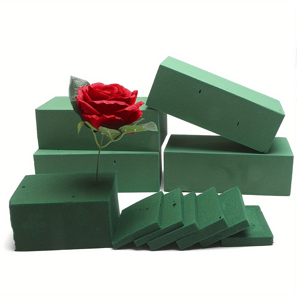 

12pcs-high Density Dry Flower Mud, Wet Flower Mud Bouquet Flower Arrangement Materials, Flower Mud, Flower Accessories