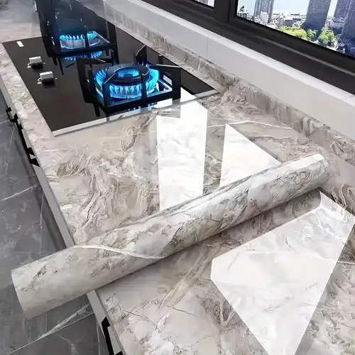 1 rollo papel adhesivo cocina prueba aceite color negro mate - Temu Chile