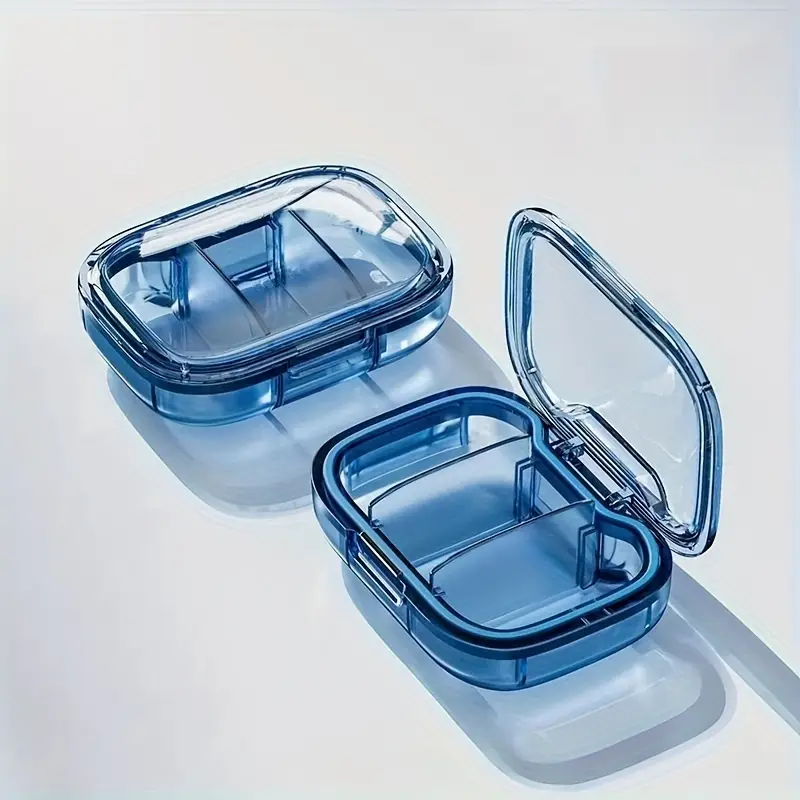 Portable Mini Pill Organizer Box Weekly Daily Medicine