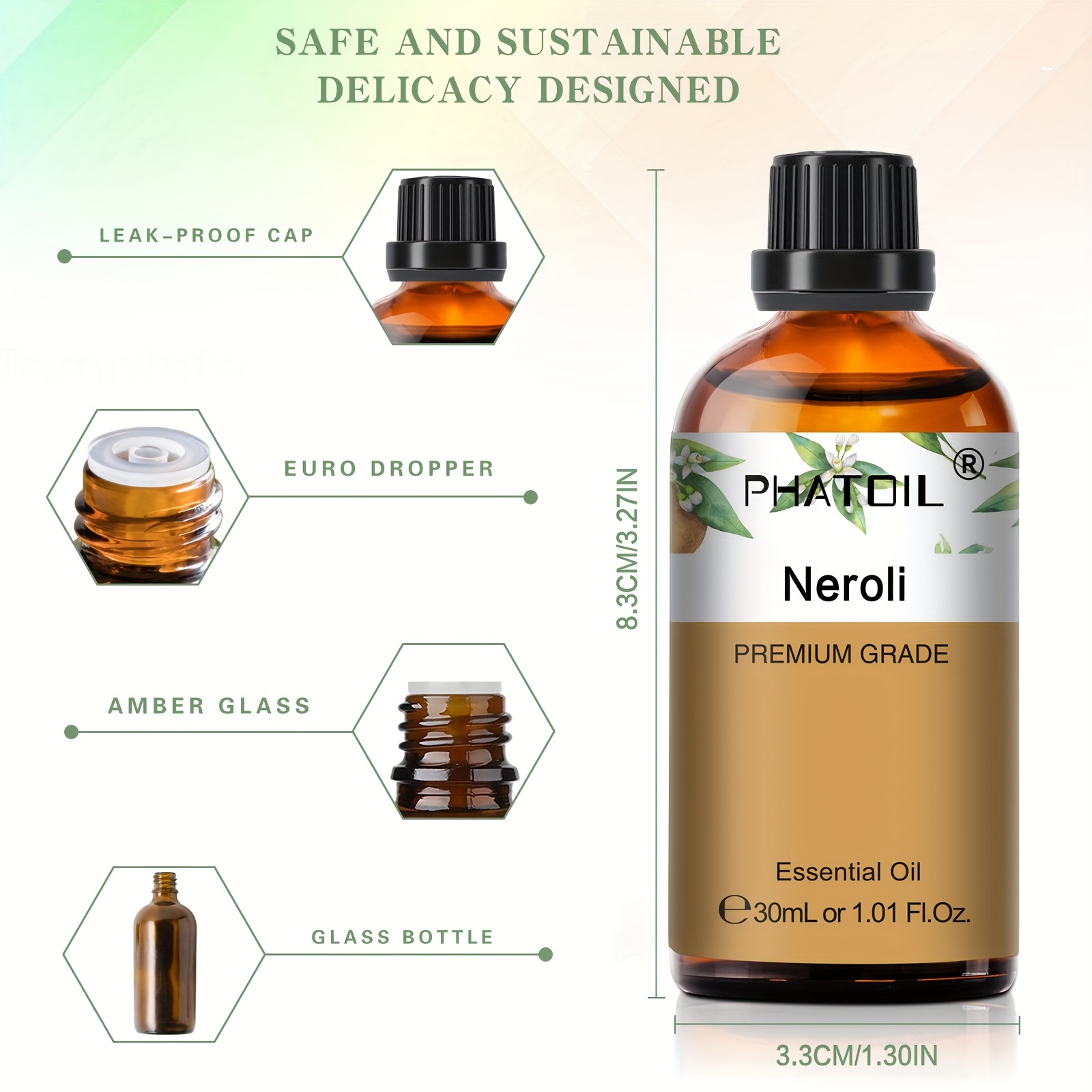 1 01 fl.oz neroli ätherische öle 30ml mehrzweck