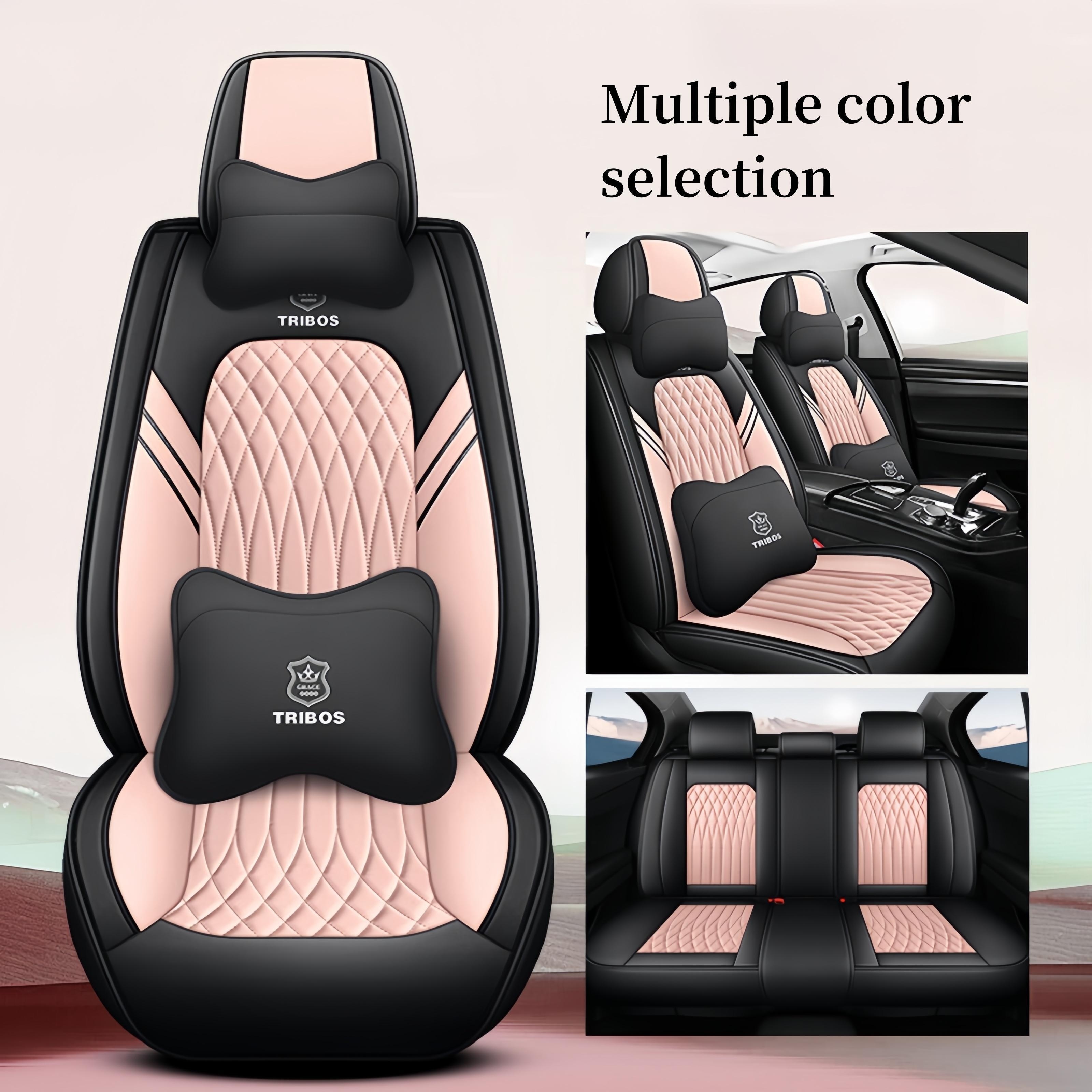 

Full Faux Leather Waterproof Luxury Complete Car Seat Protector Cover Universal Car Seat Cover For 5 Seats