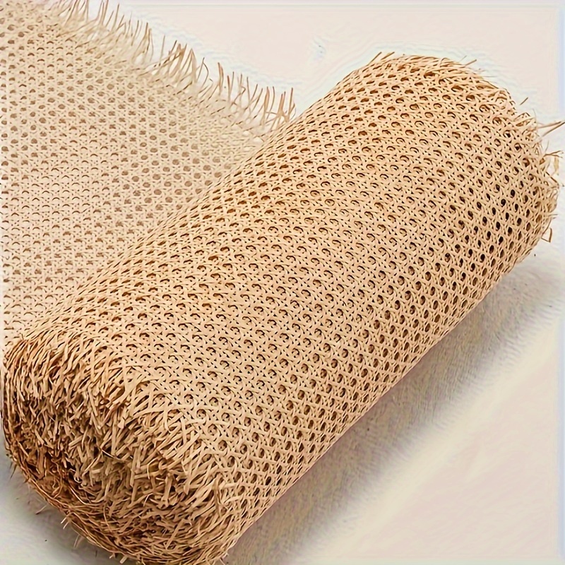 

Coffee Color Plastic Rattan Cane Webbing, Octagonal Eye Zirconium Craft Tool & Supplies For Cabinets And Chairs - 1pc