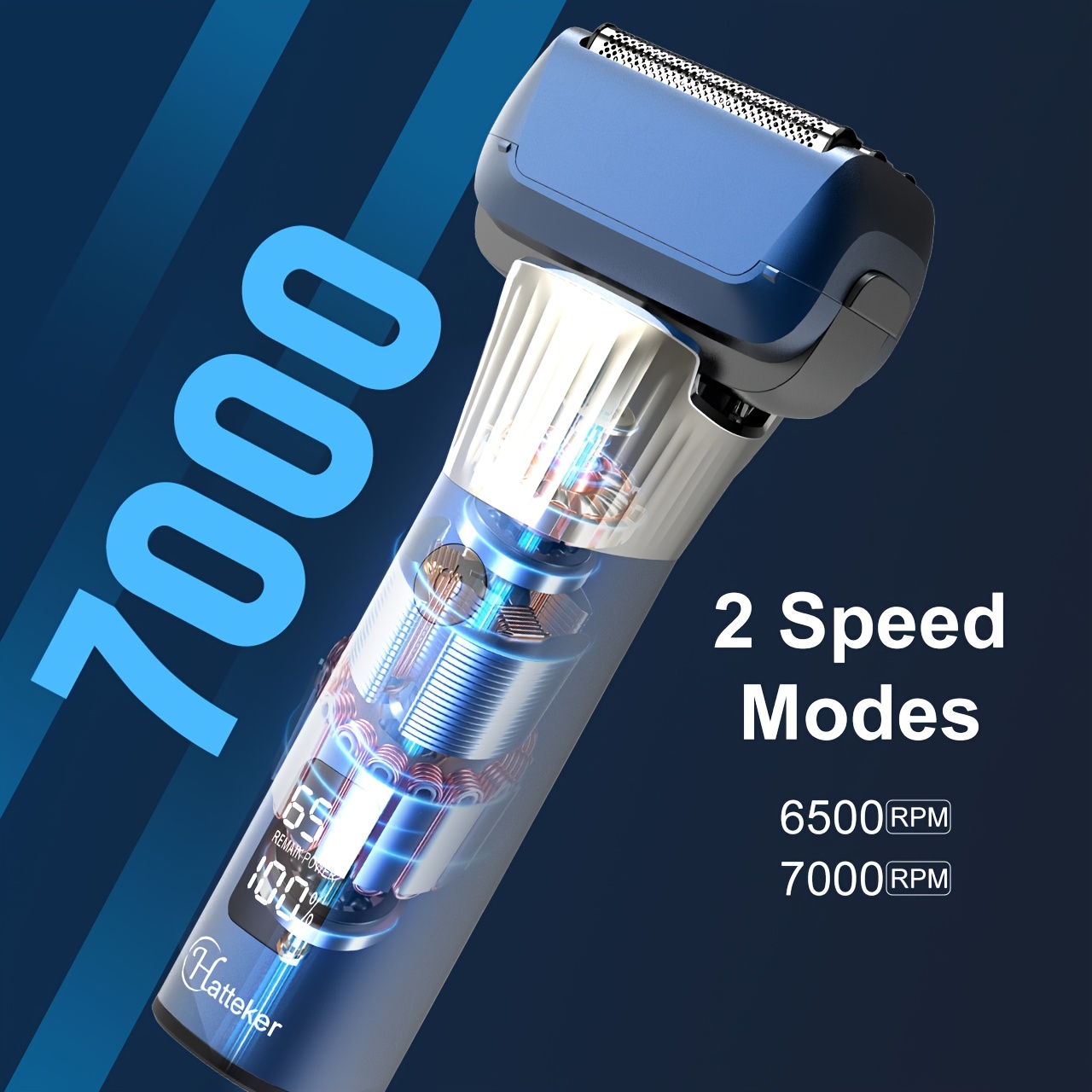 HATTEKER Heren Haarstylist Draadloze Haartrimmers