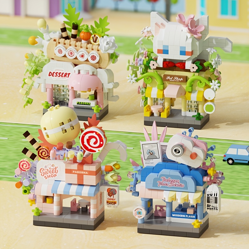 Micro Particle Building Block Street View Set