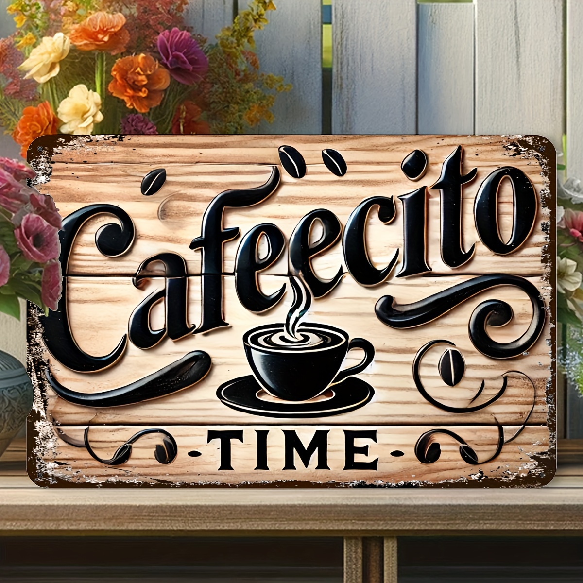 

Vintage Aluminum Wall Sign - , Home, Coffee Shops & Outdoor Decor, 8x12 Inches, New Year , Birthday , Graduate , Anniversary , Room Decor