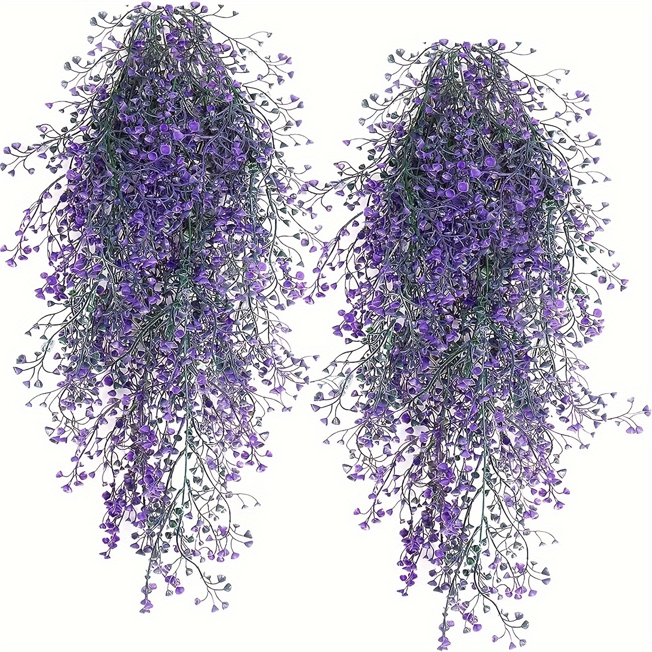 1 mazzo di viti di piante verdi artificiali, simulazione di