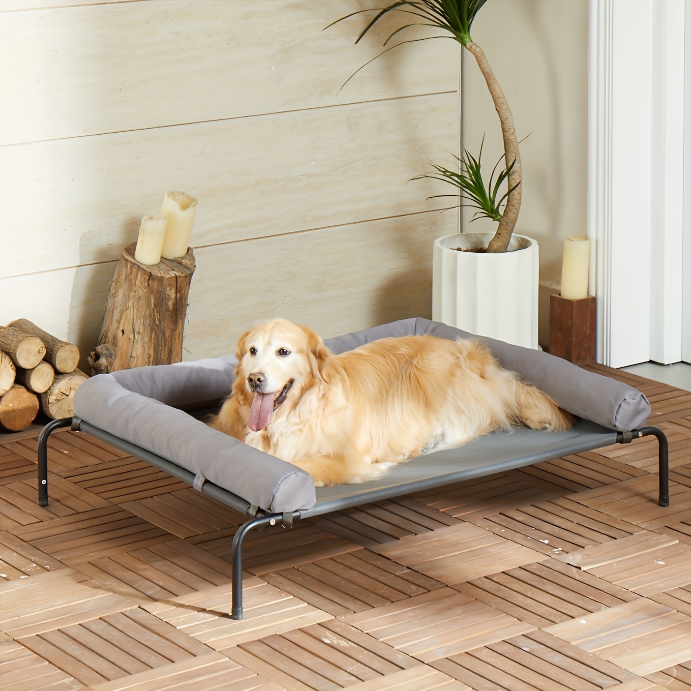 

Elevated Dog Bed, And , , 48"l X 35"w X 8"th,