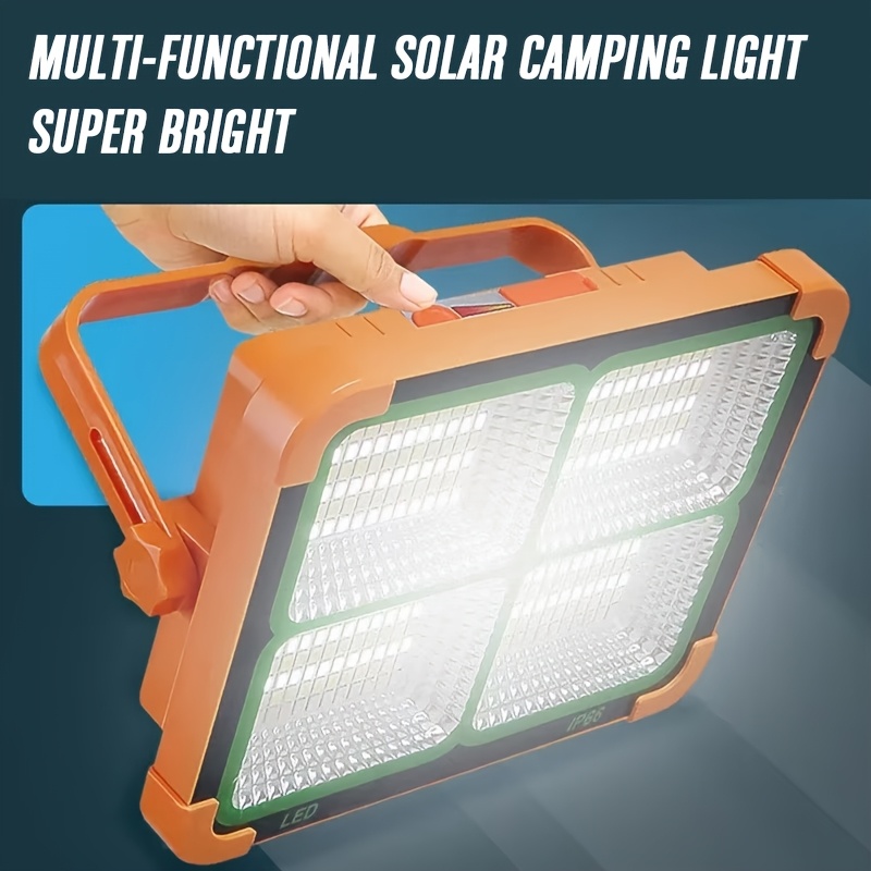 Lampada da campeggio solare 3000mAh Lanterna da campeggio a LED