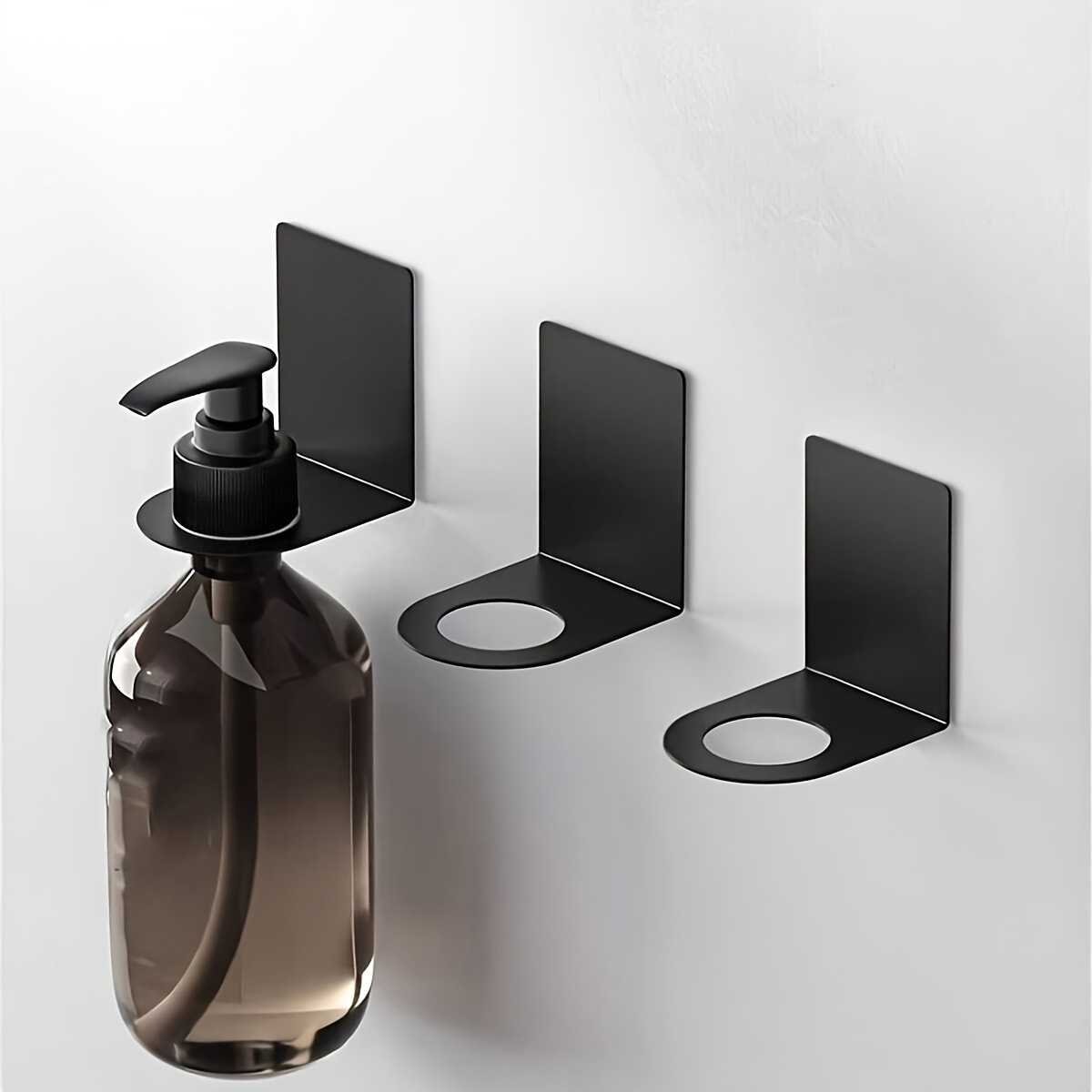 

Traditional Metal Wall Mounted Soap Dispenser With Pump And Grip, Suitable For Bathroom Or Kitchen Use