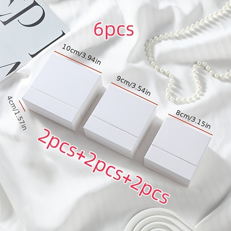 6pcs Custom Jewelry Storage Box with Your Brand Logo