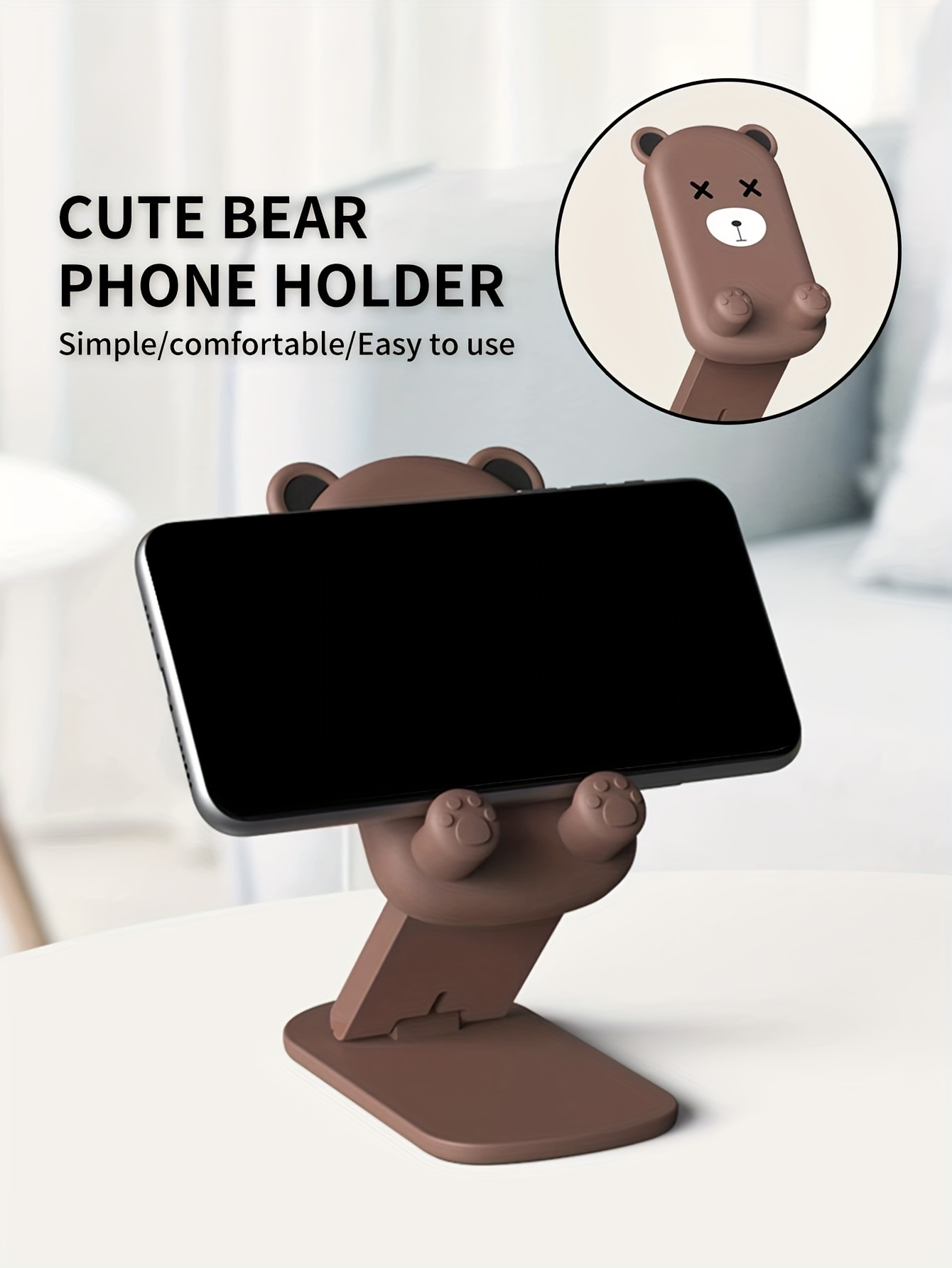 Cell Phone Holder Universal Mini Cute Tablet Desk Stand Holder For Mobile  Pho ✿