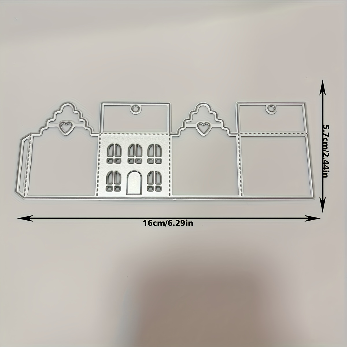 Image of Craft Metal Cutting Dies Cut Die Mold 3d Christmas House Series Paper Craft Knife Mold Blade Punch Stencils Dies
