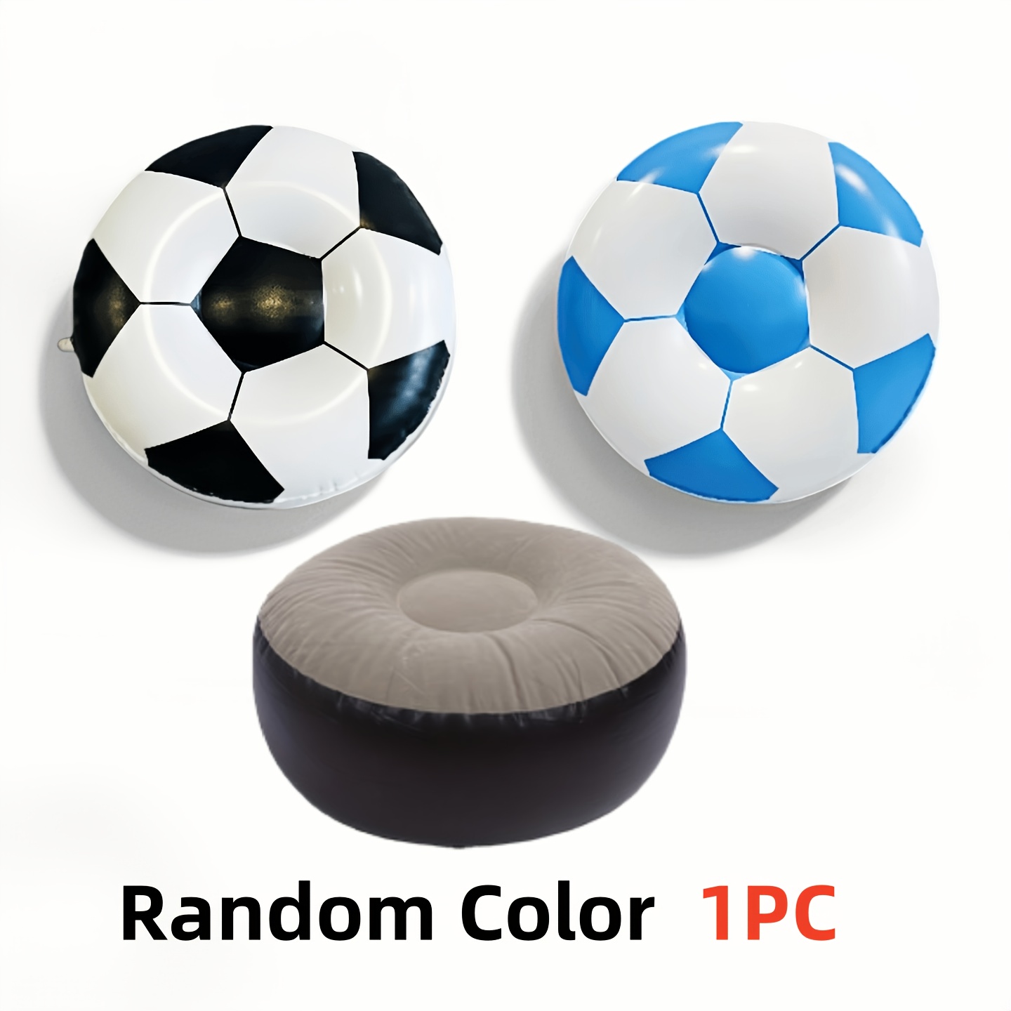 E-shop Runder Hocker, zufälliger Stil, mehrere Farben erhältlich: Schwarz & Weiß / Blau & Weiß / & Schwarz. Tragbarer, klappbarer, multifunktionaler