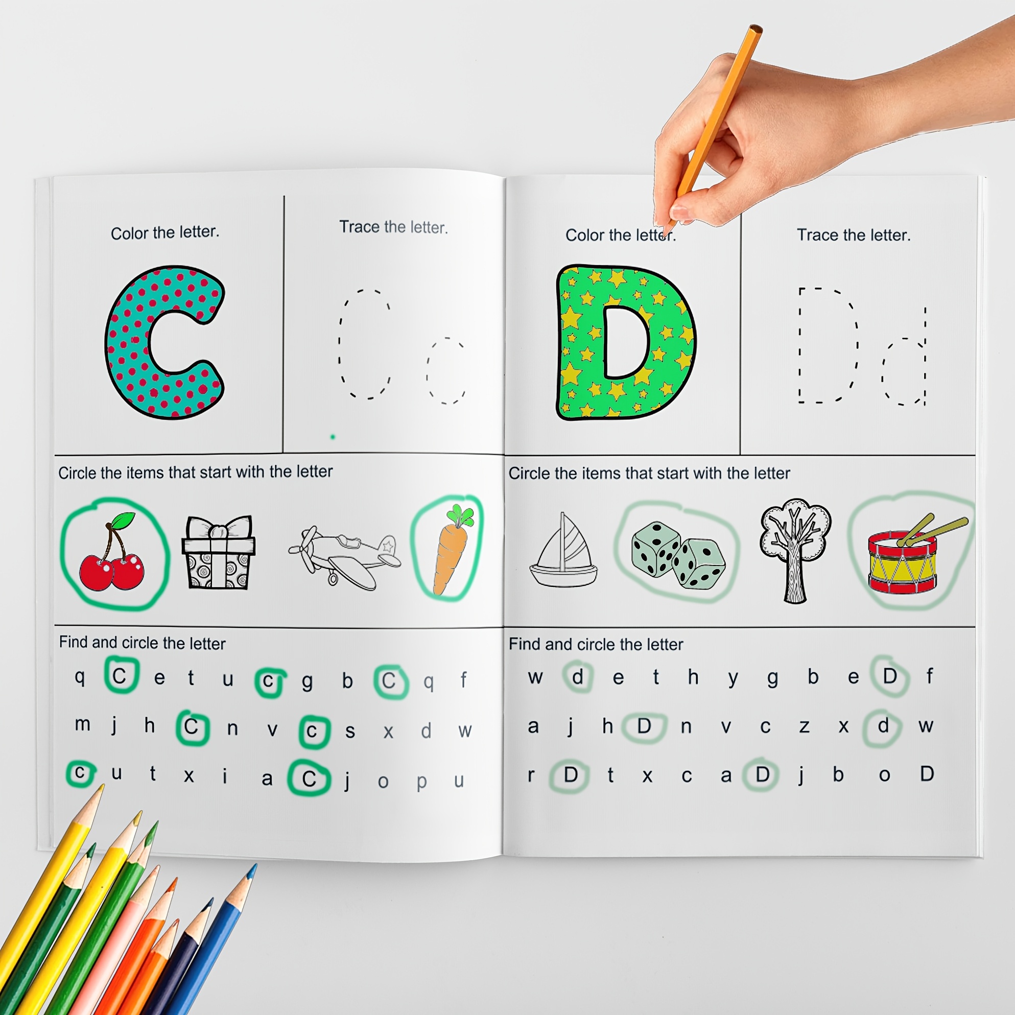 1pc Nurturing Intelligence: Engaging Children with Alphabet Books for Cognitive Development