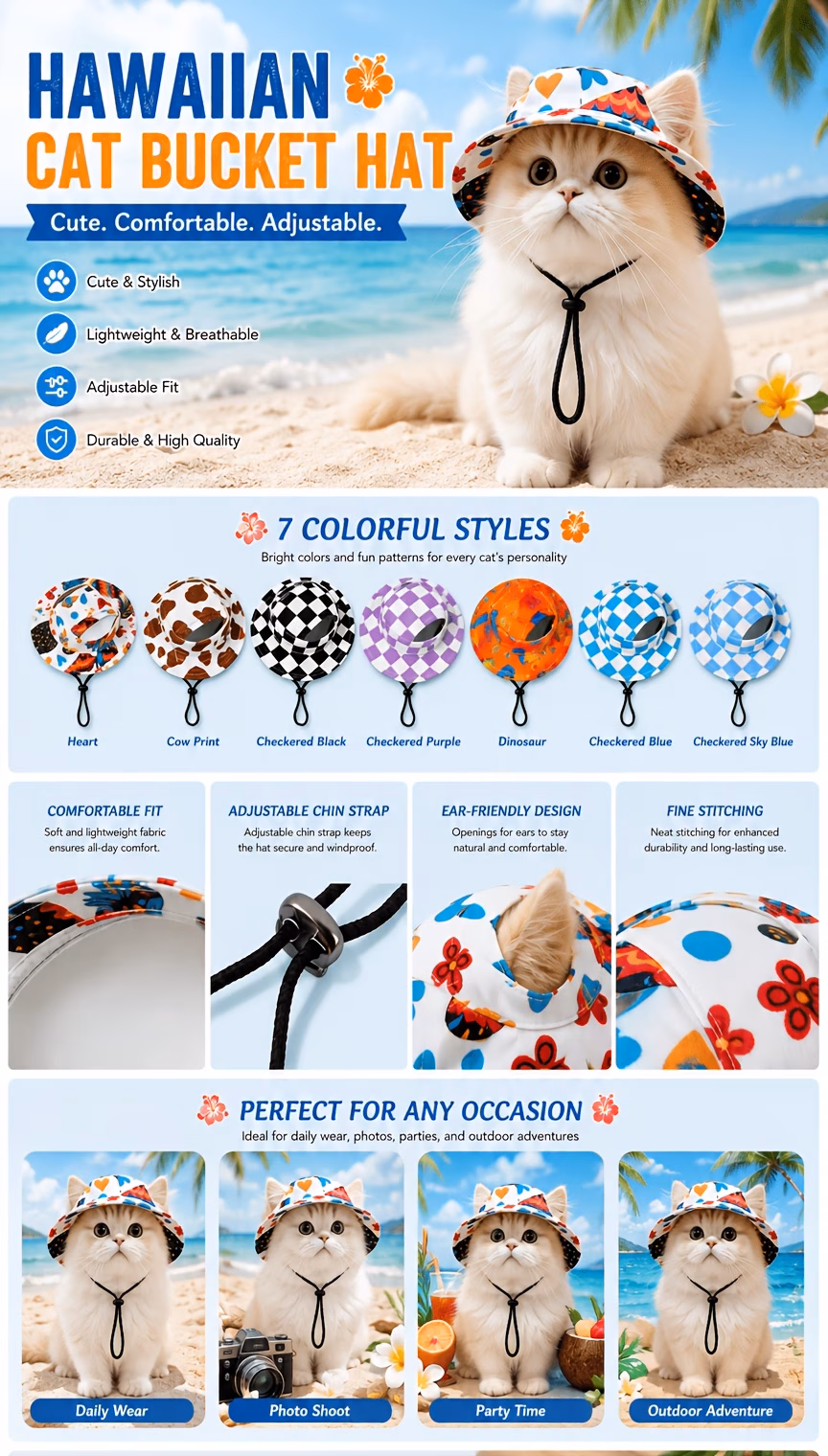 1pc hat with dog ears cute poodle fisherman cap uv protection Product details 0