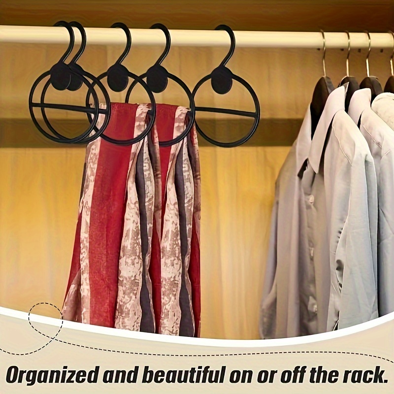 20pcs space saving oval hangers scarves shawls ties durable Temu