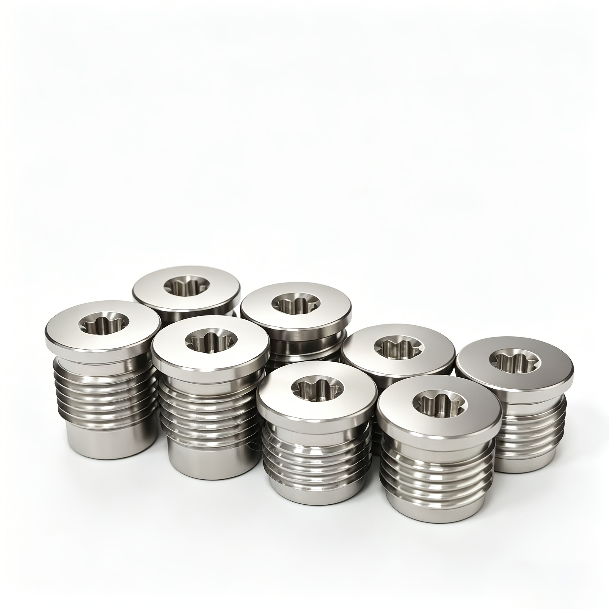 TEMU 8pcs Golf Club Weight Screws, Stainless Steel Golf Club Head Screw, Replacement Weights For Golf Clubs, Golf Accessories For Irons & Drivers