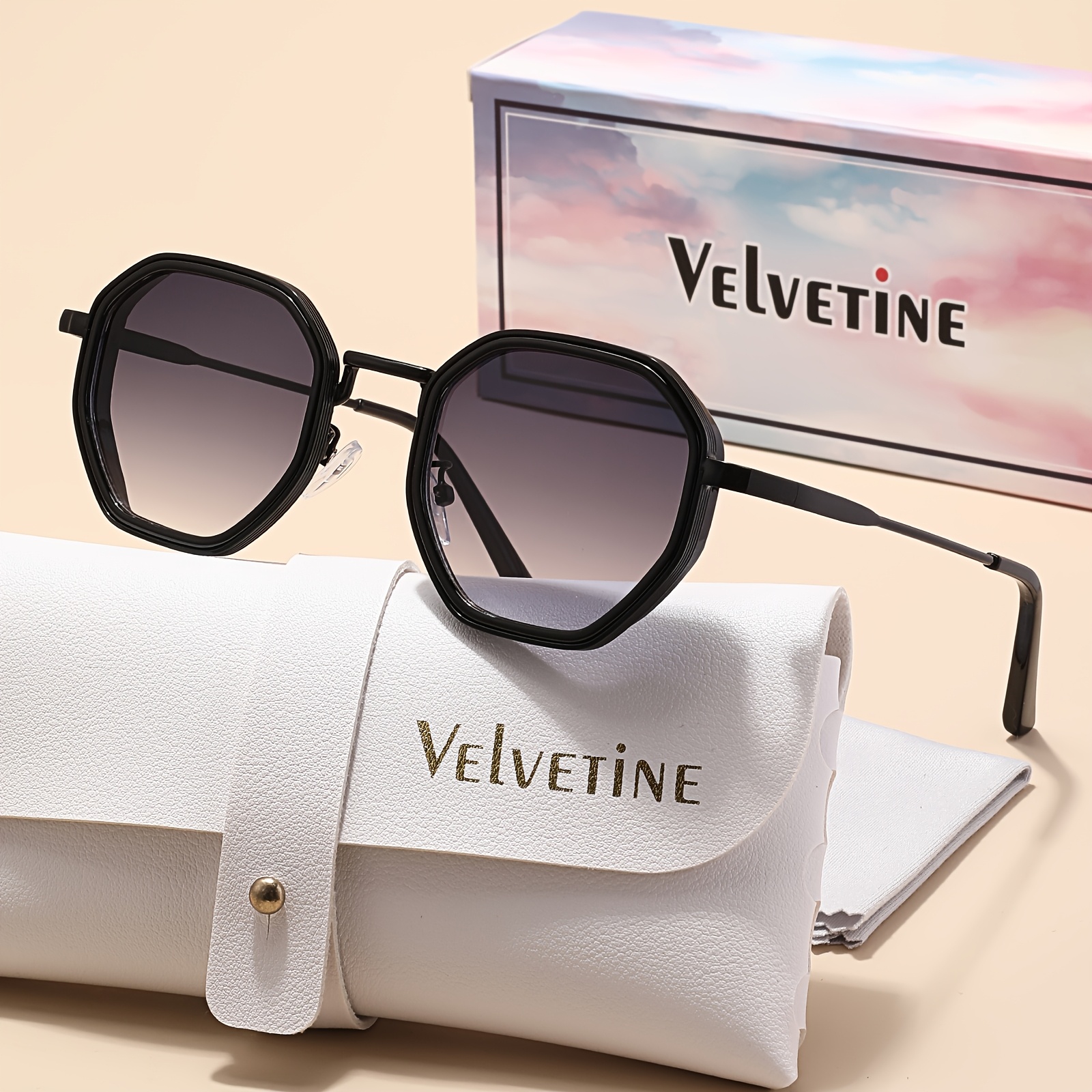 Octagonal Retro Sunglasses