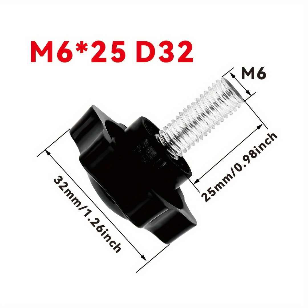 Vis à Tête Hexagonale Bouton M6x55mm - Lot De 20, Acier 10.9, Noir