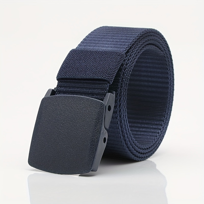 Bold Style Adjustable Nylon Canvas Belt with Automatic Buckle