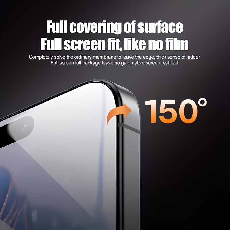 3-Pack 9D Ultra HD Tempered Glass Full Coverage Screen Protector for iPhone