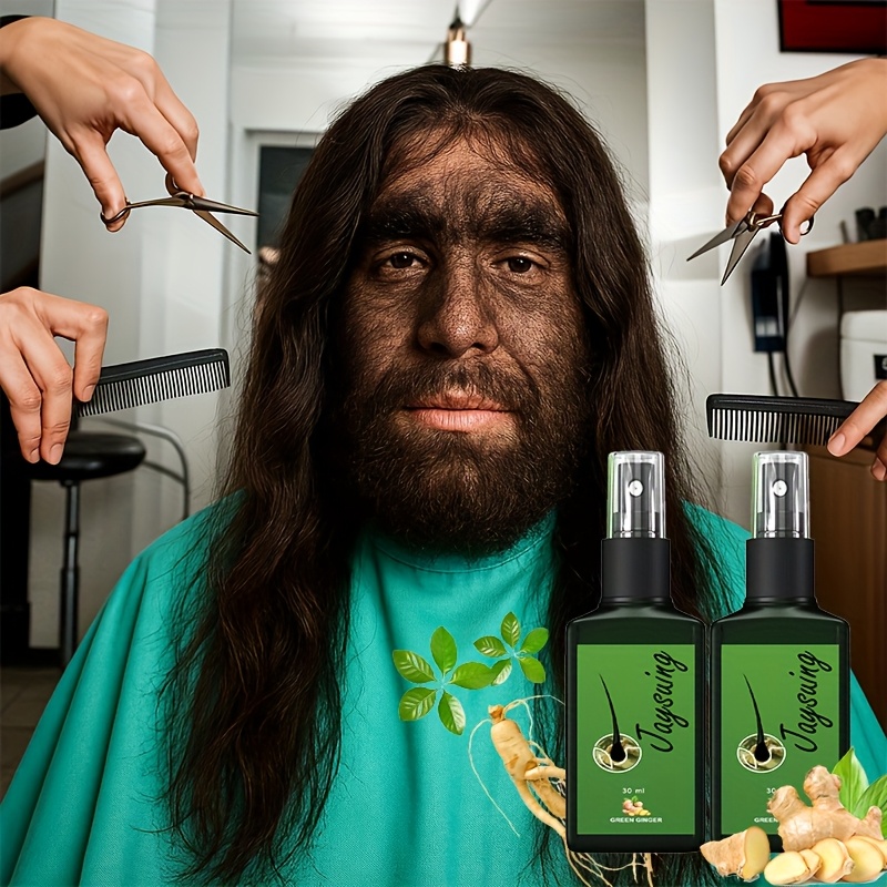 TEMU Hair Nutrient Solution, Natural Hair Esence Super Moisturizing Your Hair From Root To Tip, Ginger Hair Care Essential Oil, Hair Care Product,