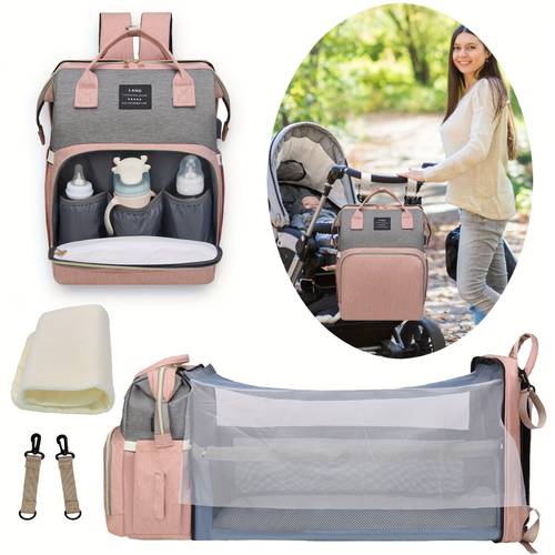 diaper bag backpack with portable changing pad stroller straps large baby bag for boys and girls multifunctional travel maternity changing bag with insulated bottle pockets mesh compartments and adjustable closures soft polyester material mixed colors casual use baby registry and shower gifts