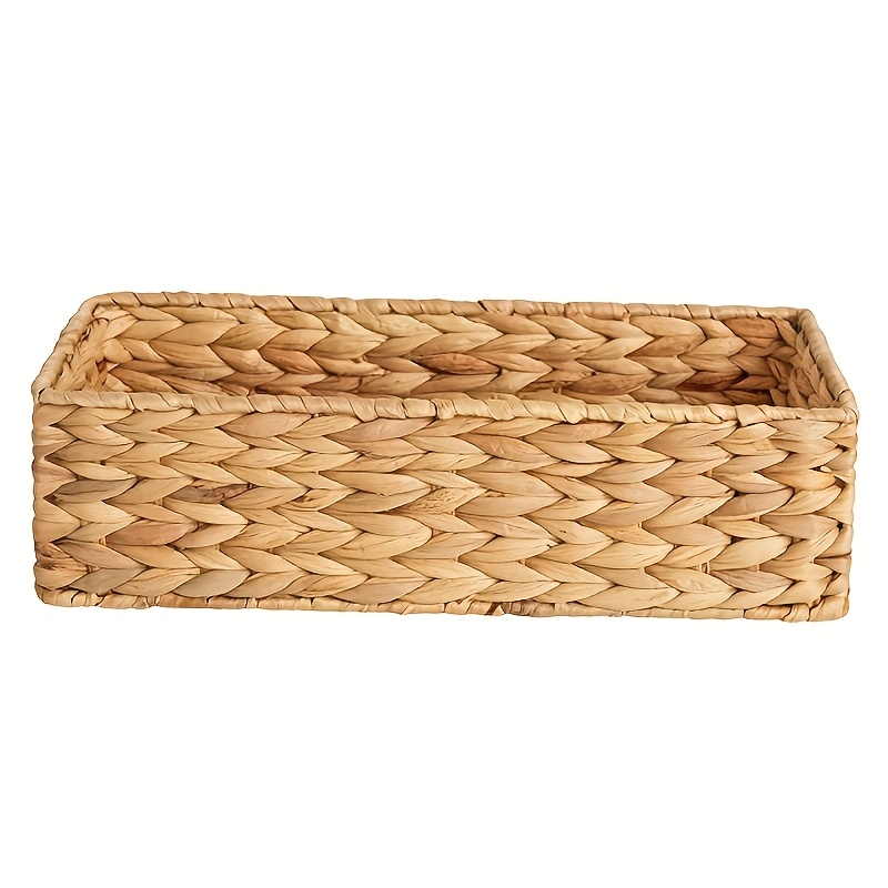 1pc Wicker Baskets For Organizing, Shelf Baskets
