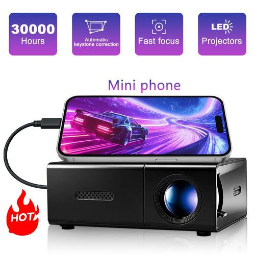 2026 movie projector usb lcd projector with built in speakers and remote control ideal for home theaters and camping featuring advanced functions high quality affordable price