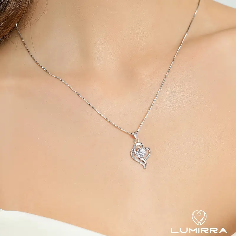 moissanite pendant necklace 925 silver inlaid with df color   round cut 1ct moissanite   same for men and women commemorative gift birthday gift thanksgiving   with exquisite gift box Product details 3