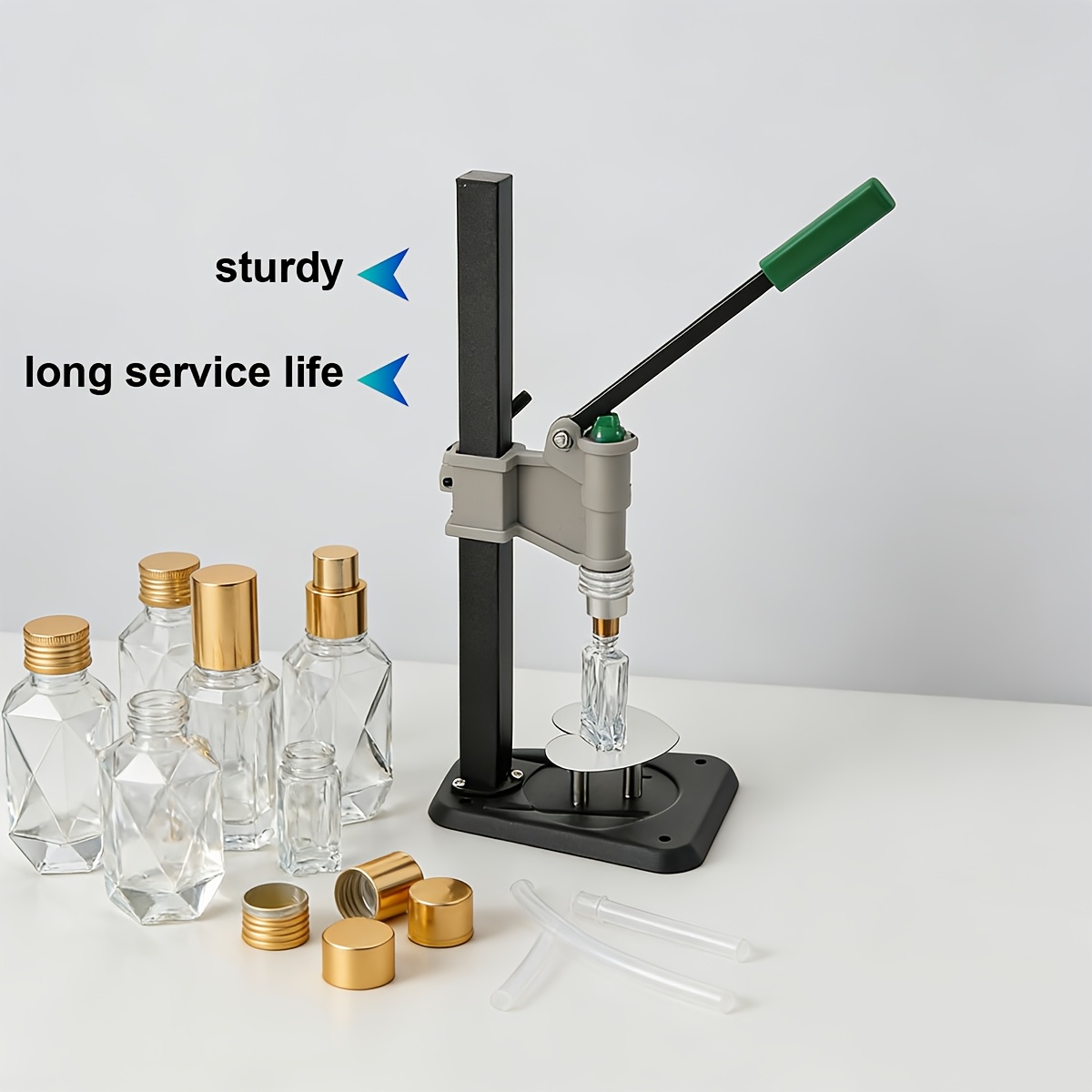 Manual Desktop Bottle Crimping And Capping Machine, Bottle Crimper, Bottle Sealing Machine