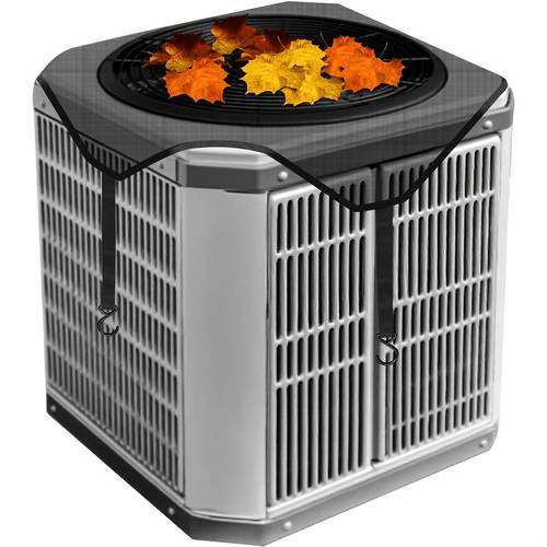 central air conditioner outdoor unit protective cover mesh protective cover for air conditioner outdoor units universal protective cover for outdoor air conditioner condensers and hvac heat pumps top vented universal protective sleeve ventilated