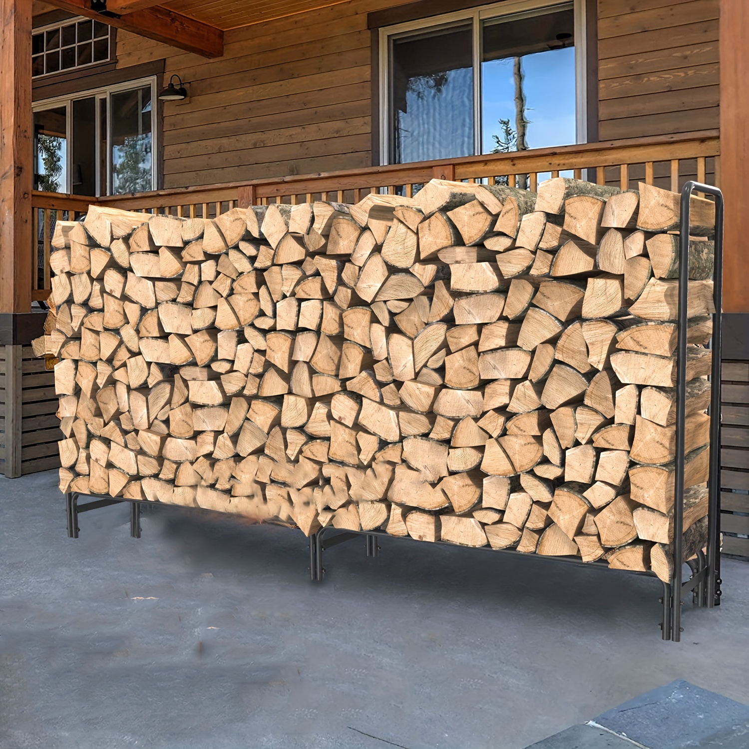 

8ft Metal Log Long Wood