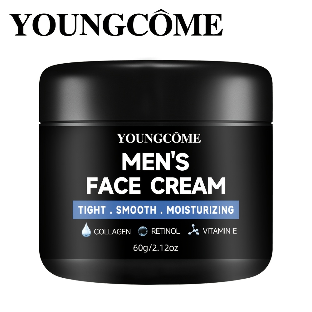 mens collagen moisturizing cream with retinol and vitamins   and hydrating   skin   day and night after shave lotion travel essentials 30g