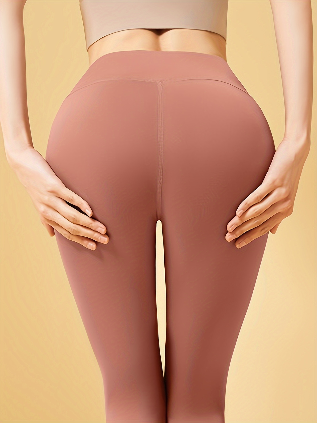 High waist Yoga Pants Women Peach Hip Lifting Slimming Naked - Temu