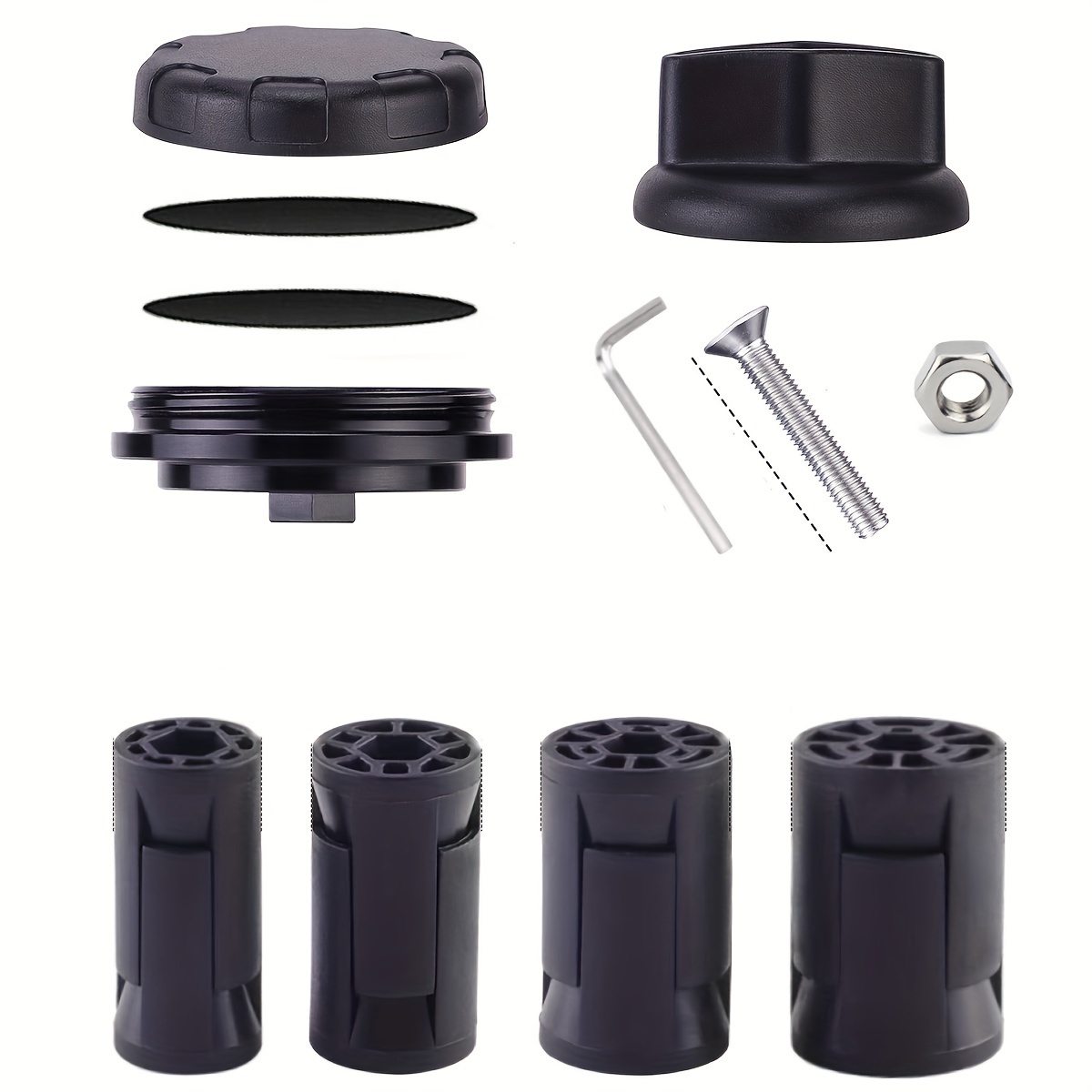 Image of 1set Airtag Bike Mount, Anti-theft Waterproof, Hidden Style Airtag Holder For Bicycles, Suitable For Bikes With Fork Holes (airtag Not Included)