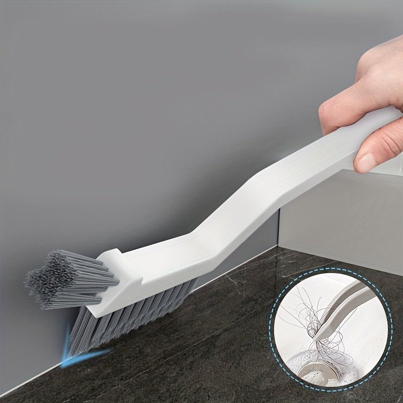 Cleaning Brush Soft Long Bristles Ergonomic Handle Plastic Clothes Sneaker  Floor Scrub Brush Groove Gap Brush for Home
