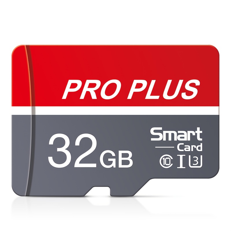 TEMU Nouvelle carte mémoire PRO TF SD, carte de stockage Classe 10, carte mémoire flash haute vitesse, disponible en capacités de 16 Go à 128 Go,