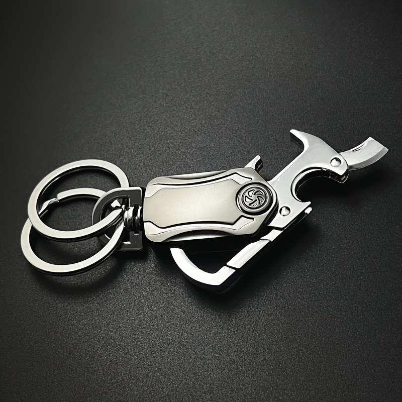 

Zinc Alloy Keychain With Bottle & Gyro - Stylish Accessory For Sports Fans