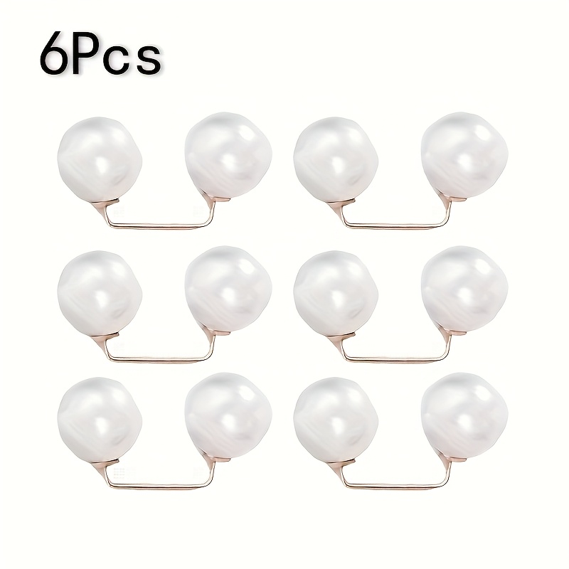 TEMU Confezione da 6 spille antiscivolo a 3 colori, clip per cintura, chiusure per abbigliamento e spille decorative versatili