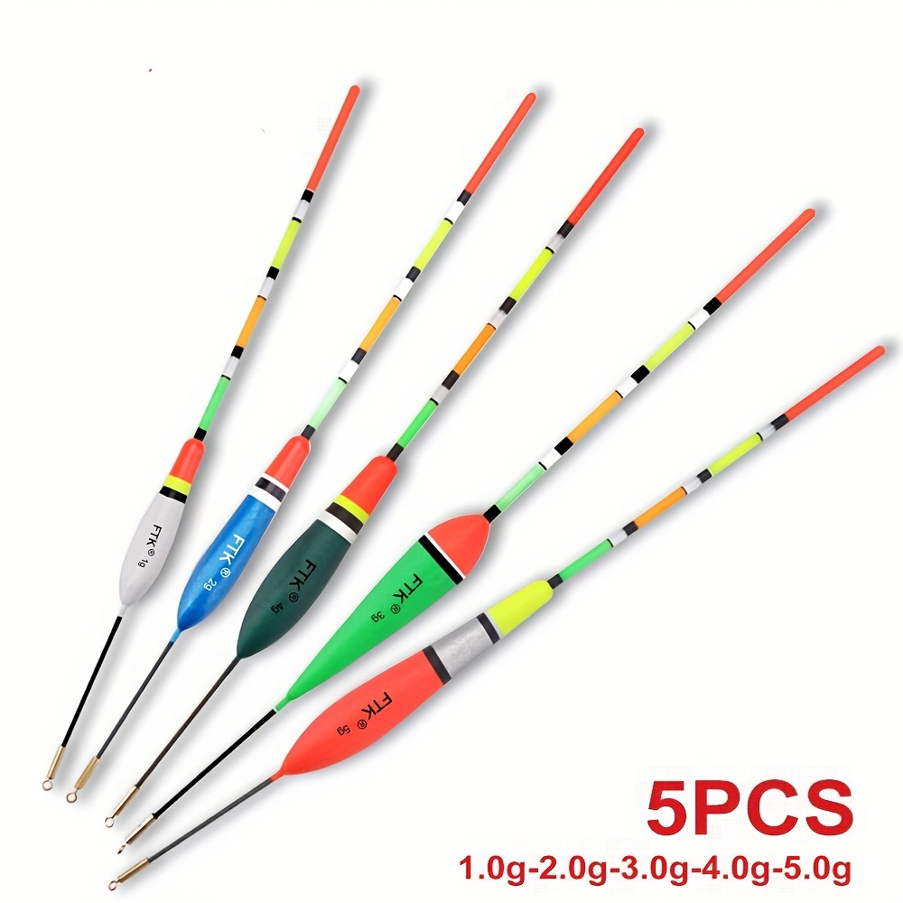 E-shop FTK 5-tlg. Angelbojen-Set 0,035oz, 0,070oz, 0,105oz, 0,176oz, 0,141oz, Bojen in gemischten Größen, Karpfenbojen, -Farben