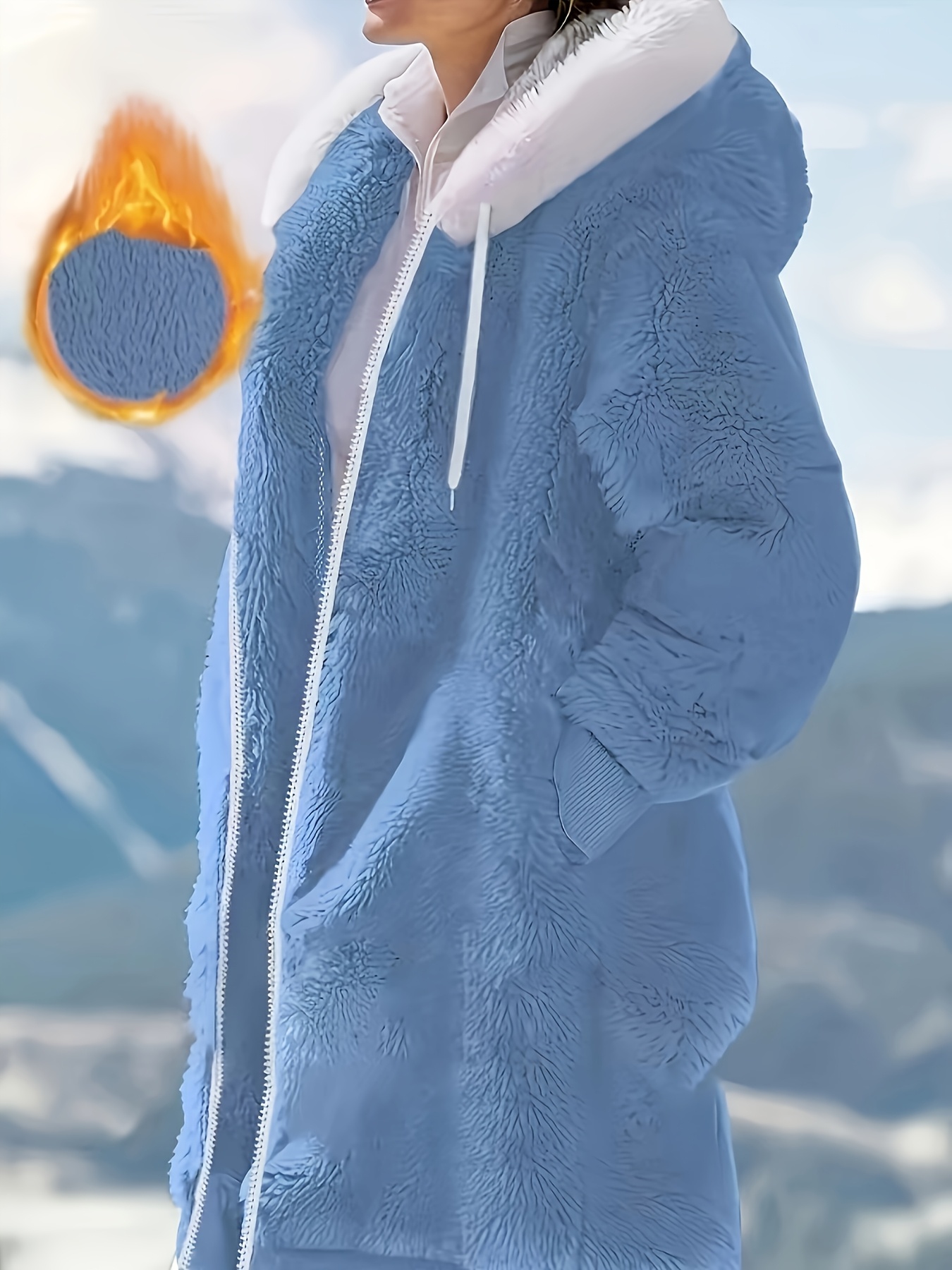 Viopy Mujer Chaqueta De Forro Polar De Mezclilla Para Mujer, Manga