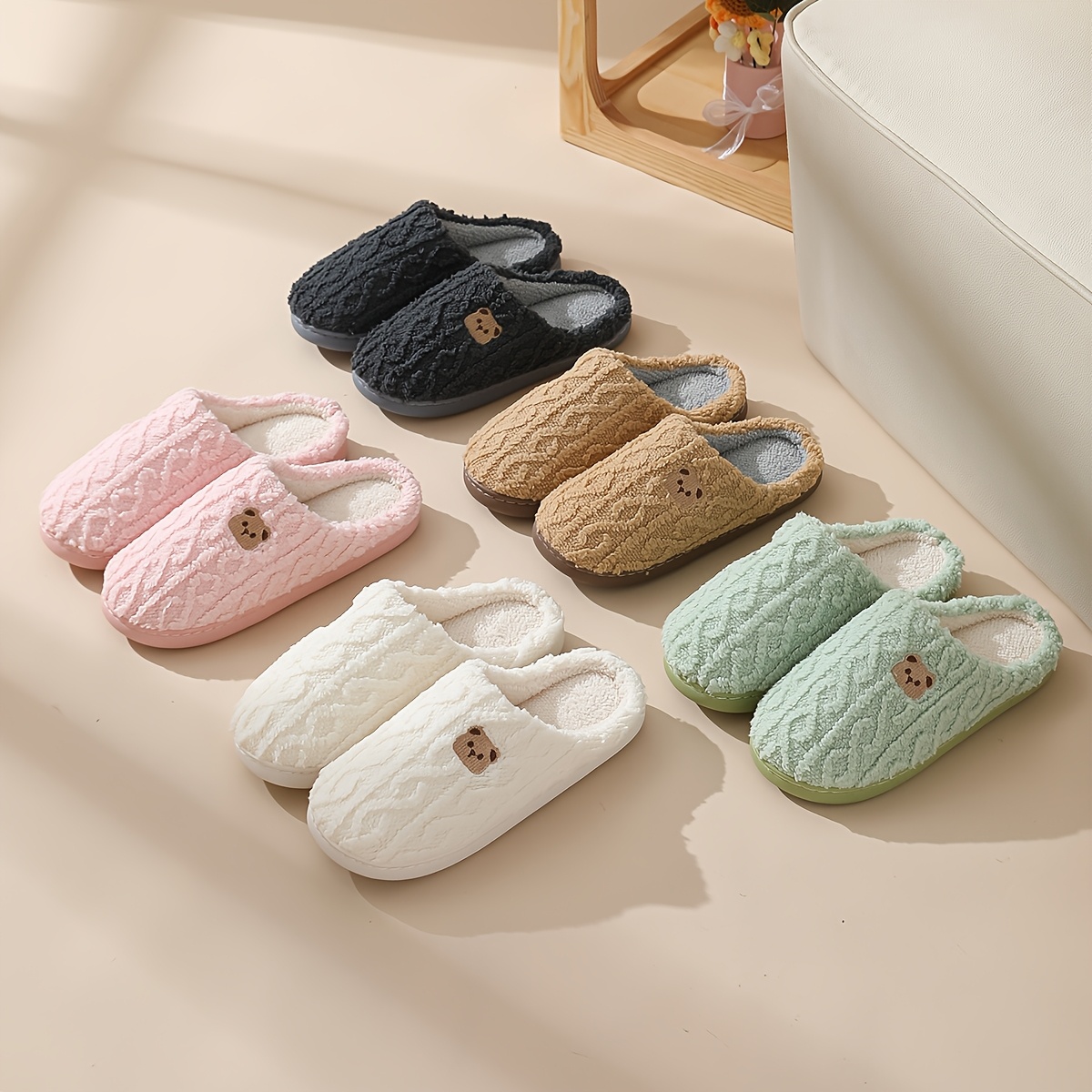 

Winter Women's Slippers For Home