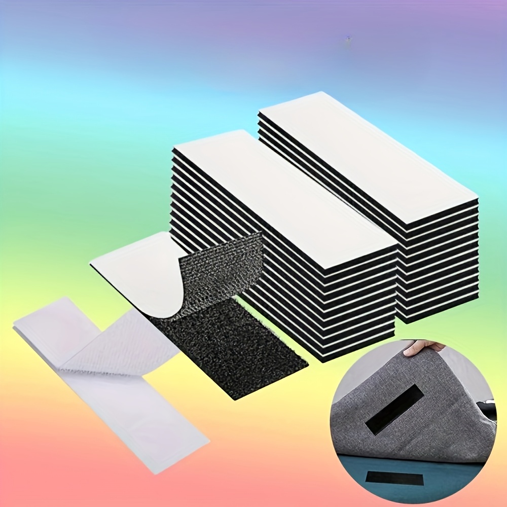 

/60/100pcs Self Adhesive Strips, Tape , Heavy Duty Mounting Strips For Home Or Office Use - Holes And Screws