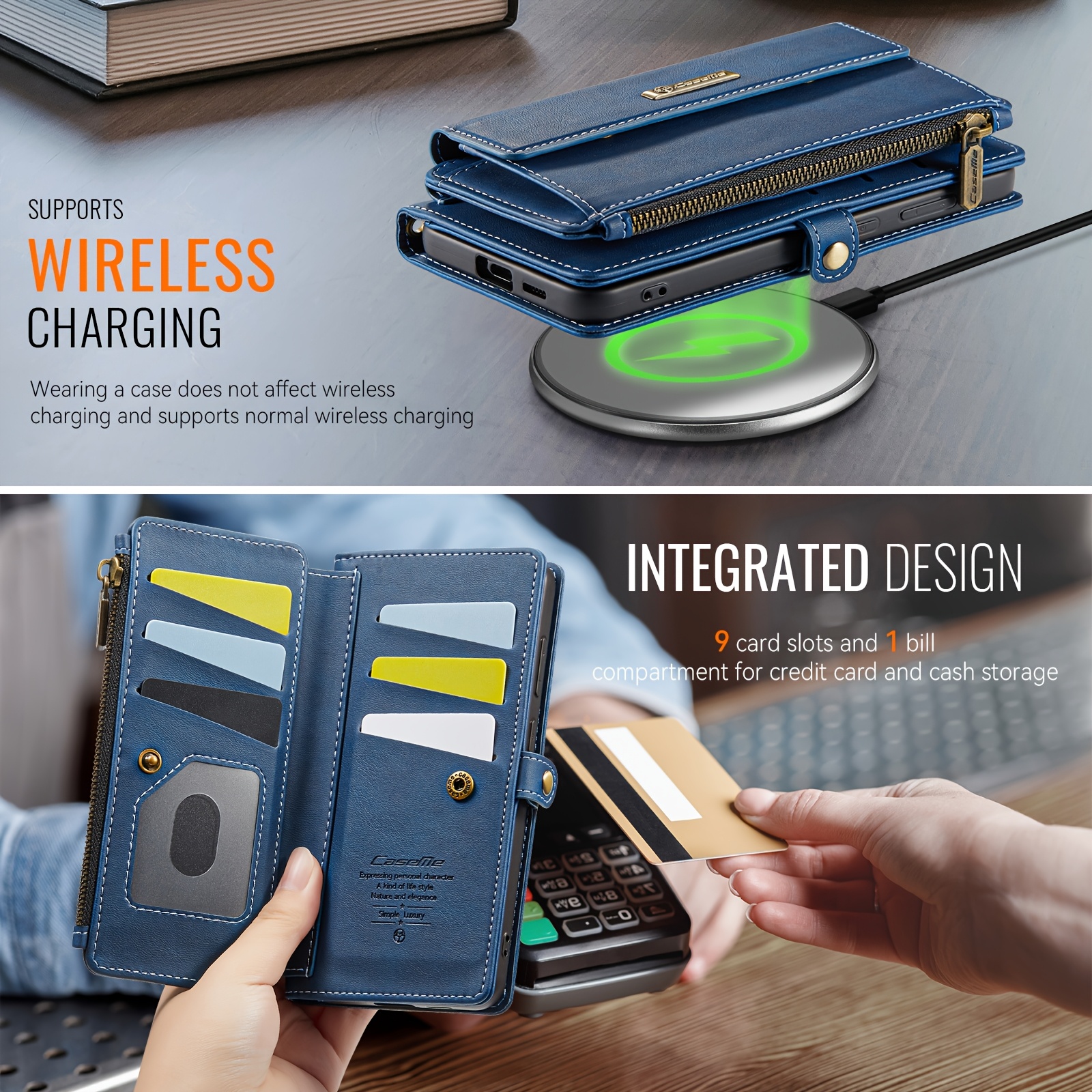 iPhone XR用ケース(カラー:ブラック) RFIDクロスボディストラップ