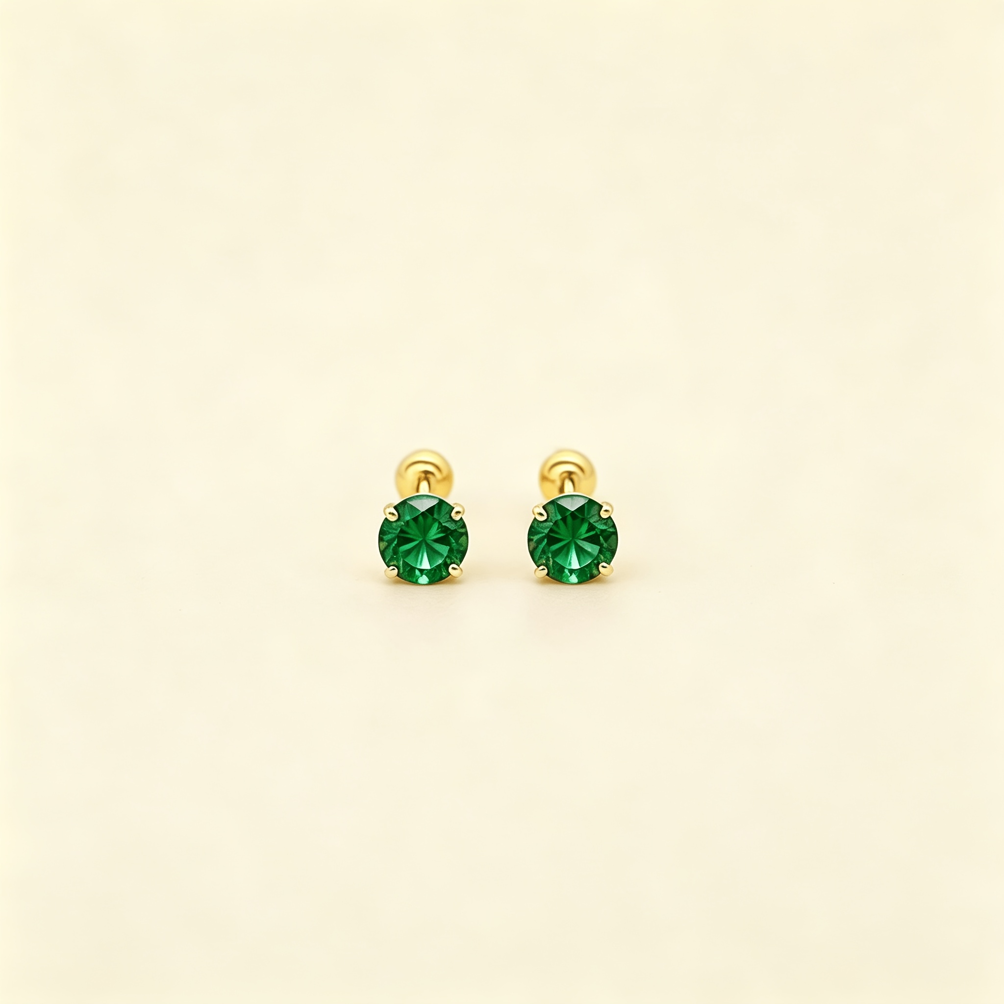 TEMU 1 Paar 316L Edelstahl Krallen Glänzende Synthetische Zirkonia Ohrknochen Stecker Damen Ohrringe, Einfach und Elegant, Geeignet für und Partys, ,
